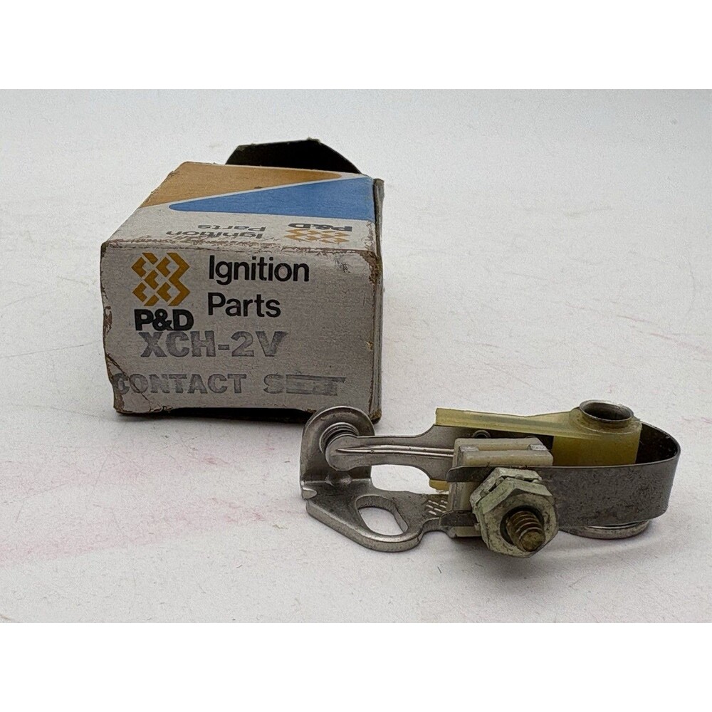 P&D XCH-2V Ignition Contact Set Points NOS Vintage In Original Box